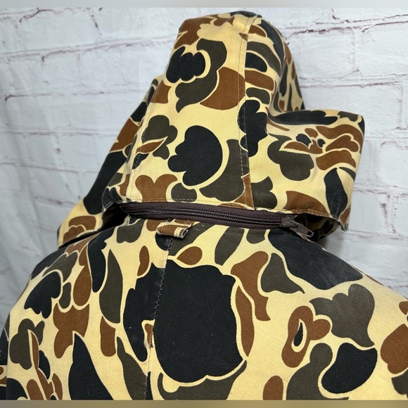 Vintage 10X USA Gore-Tex Men's L Camo Hunting Jacket Removable Lining Hood WARM! - Picture 11 of 12